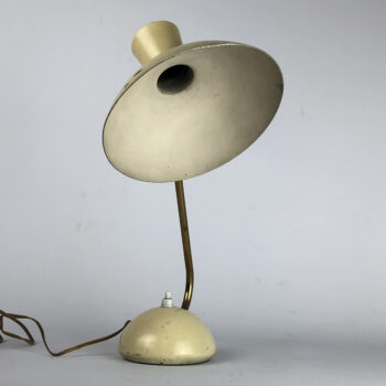 Vintage Italian Brass & Lacquer ceiling lamp by Lumi Milano, 1950s